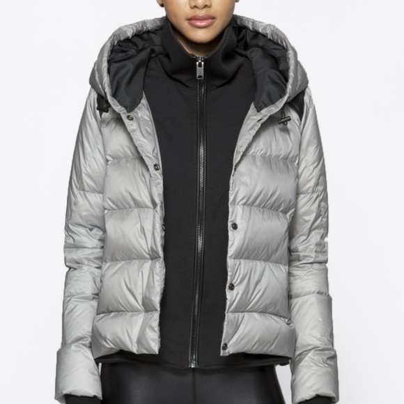 NWT –Alala City Puffer Jacket – Silver/Metallic S - Picture 3 of 8